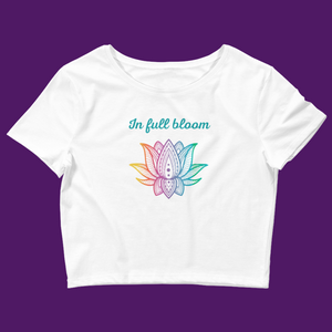 In Full Bloom Crop Tee