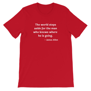 The World Steps Aside Men's T-Shirt