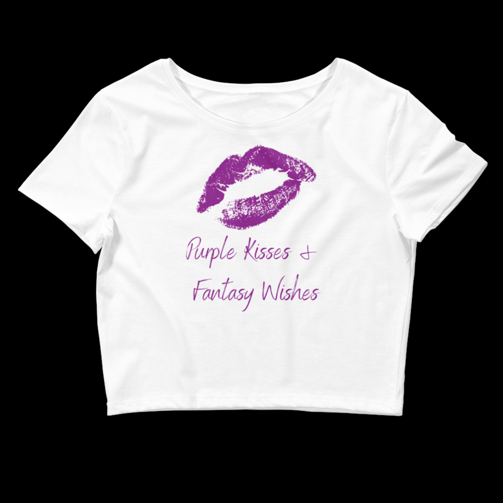 Purple Kisses Women’s Crop Tee