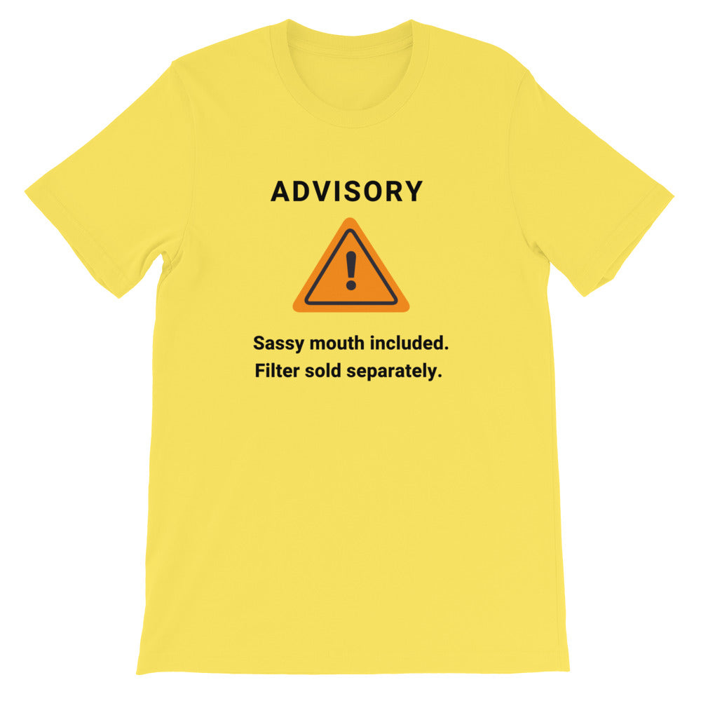 Advisory Sassy Mouth Women's t-shirt