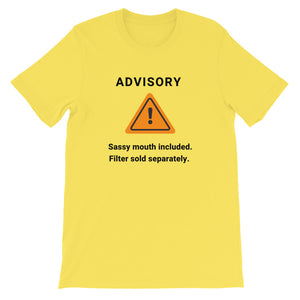 Advisory Sassy Mouth Women's t-shirt