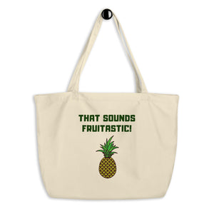 Fruitastic organic cotton tote bag