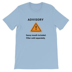 Advisory Sassy Mouth Women's t-shirt