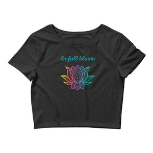 In Full Bloom Crop Tee